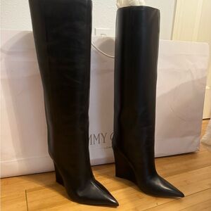 Jimmy Choo Black Heeled Boots